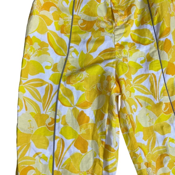 Yellow Floral Jumpsuit - Picture 9 of 16